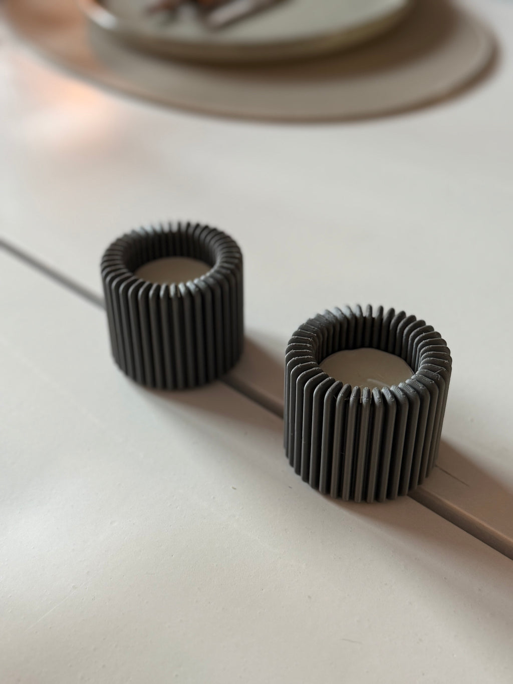 LED-Teelichthalter "round"