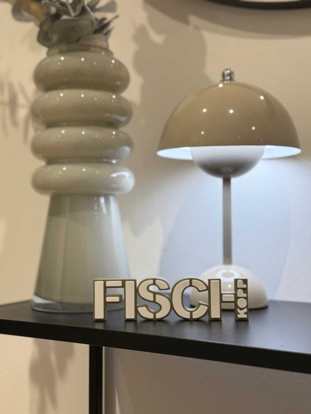 Schriftzug "Fisch Kopp"